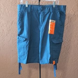 NWT Urban Pipeline Men's Blue Cargo Shorts Size 36